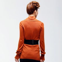 红蜻蜓2012秋冬新品 韩版百搭修身针织衫，诠释时尚与温暖