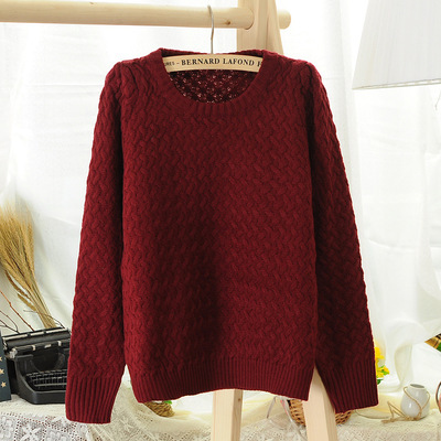 【CLZ622-明星同款2013秋冬韩版女装时尚干练爆款蜂窝毛衣针织衫】价格,厂家,图片,女式毛衣,杭州牧沙服饰-